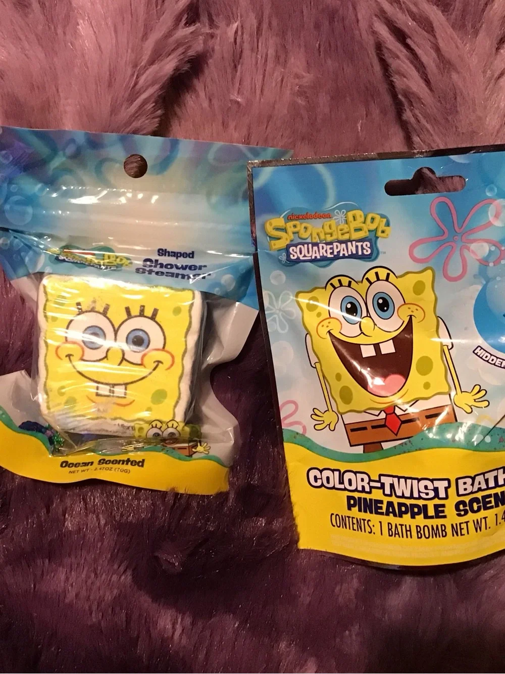 SpongeBob Squarepants Yellow & Blue Color-Twist Bath Bomb